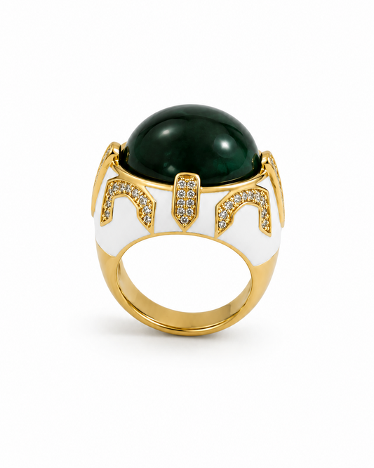 Anello Ida in Brass dorato