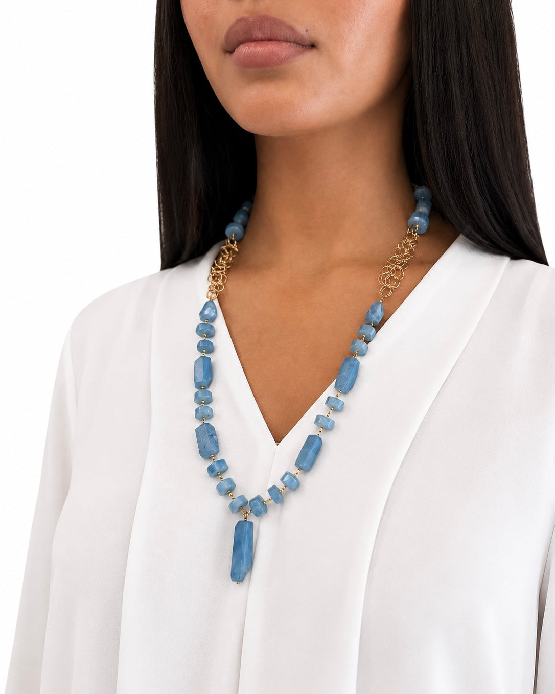 Collana con Acquamarina