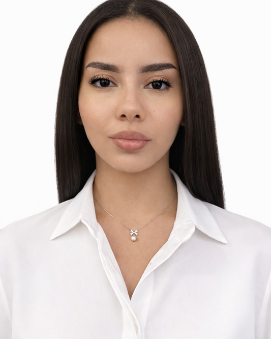 Girocollo Fiocchetto e Perla