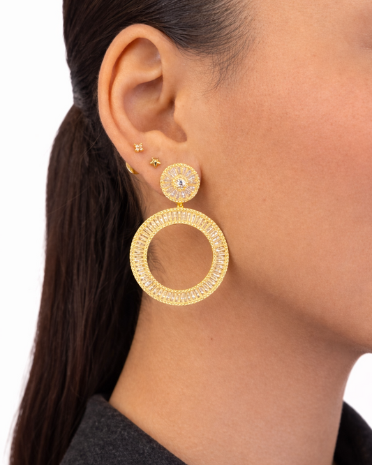 Orecchini Rachele placcati oro giallo 18kt