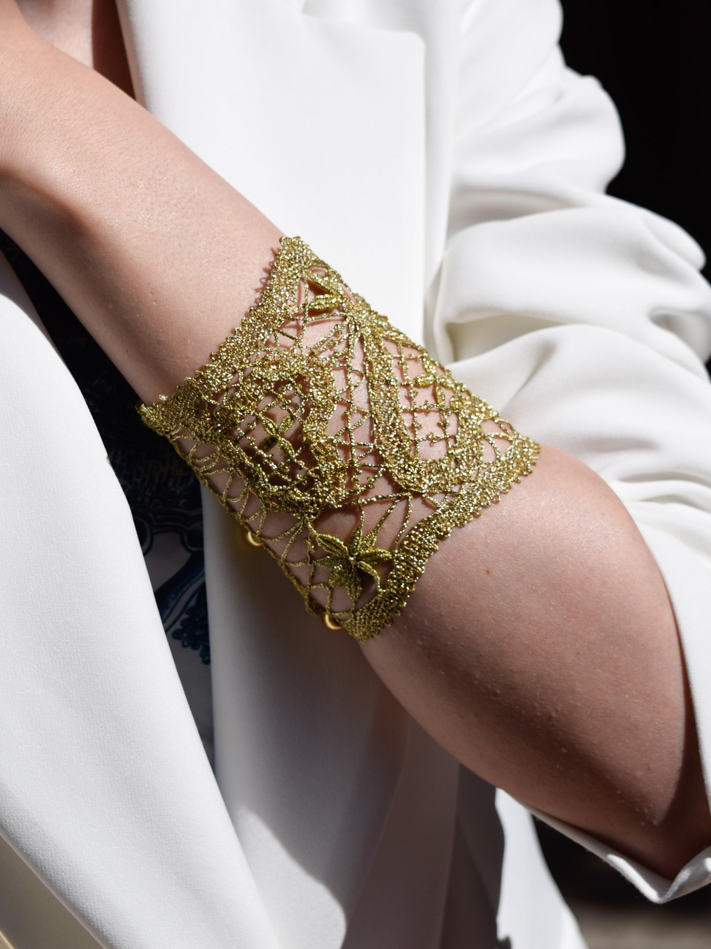 Bracciale Tombolo in Oro Giallo 18kt