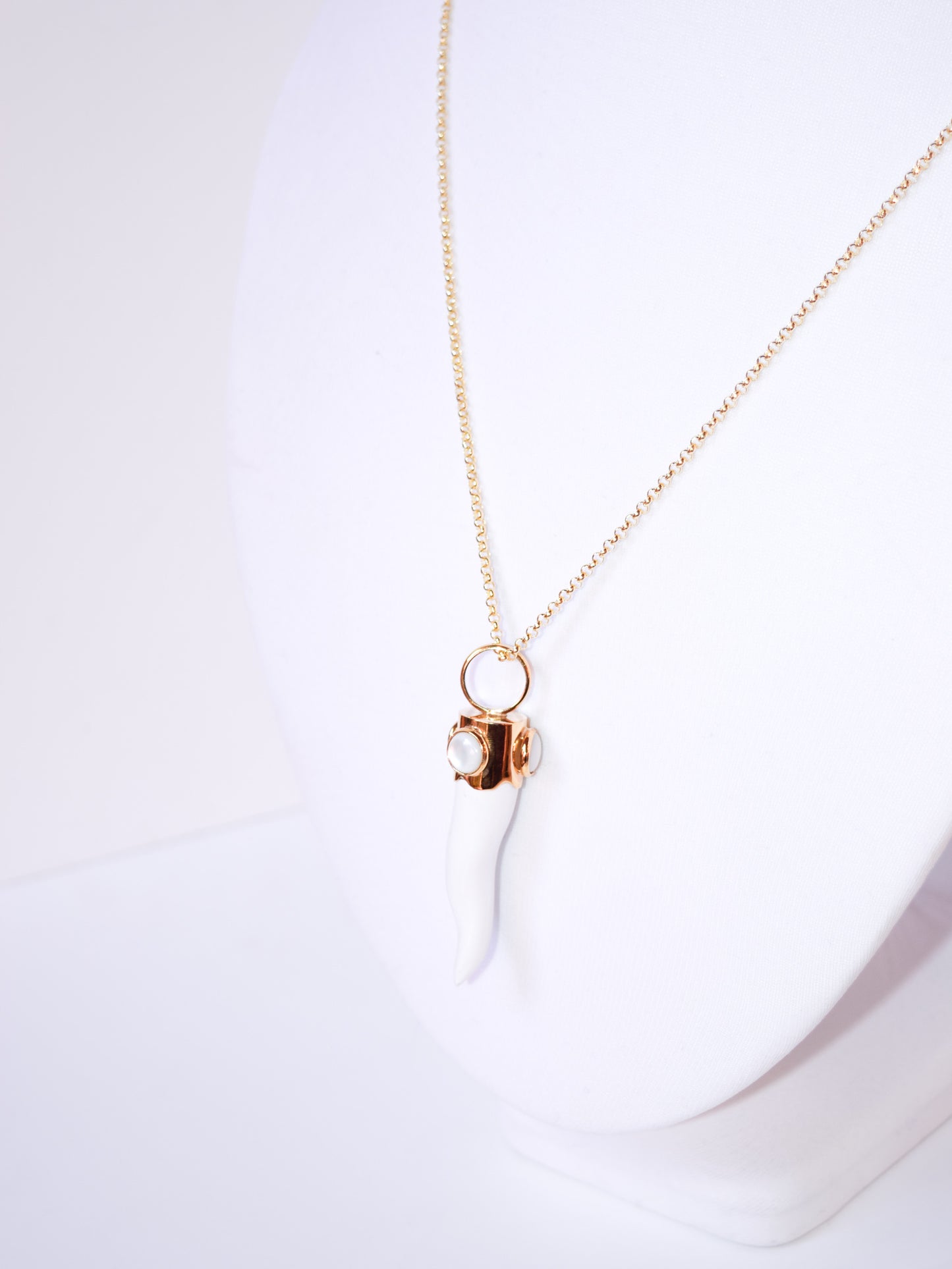 Collana Cornetto Bianco
