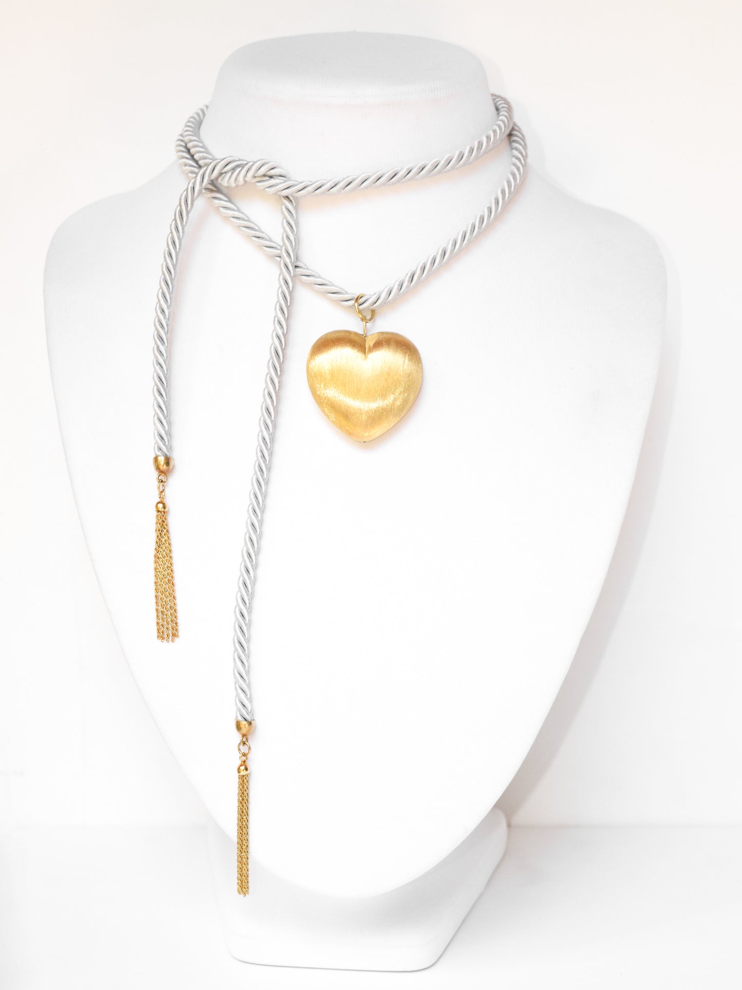 Collana Torsone con nappe e Cuore