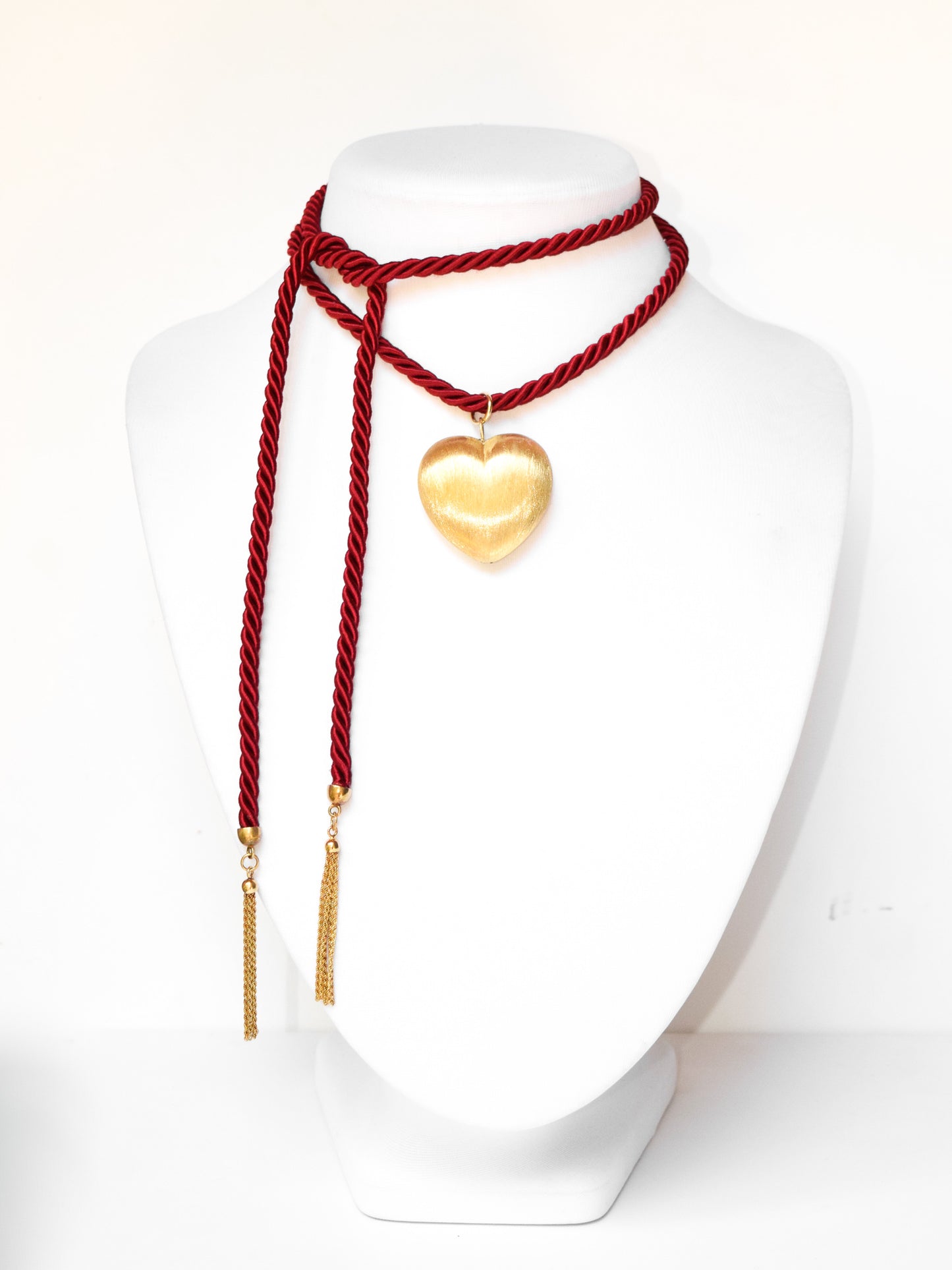 Collana Torsone con nappe e Cuore