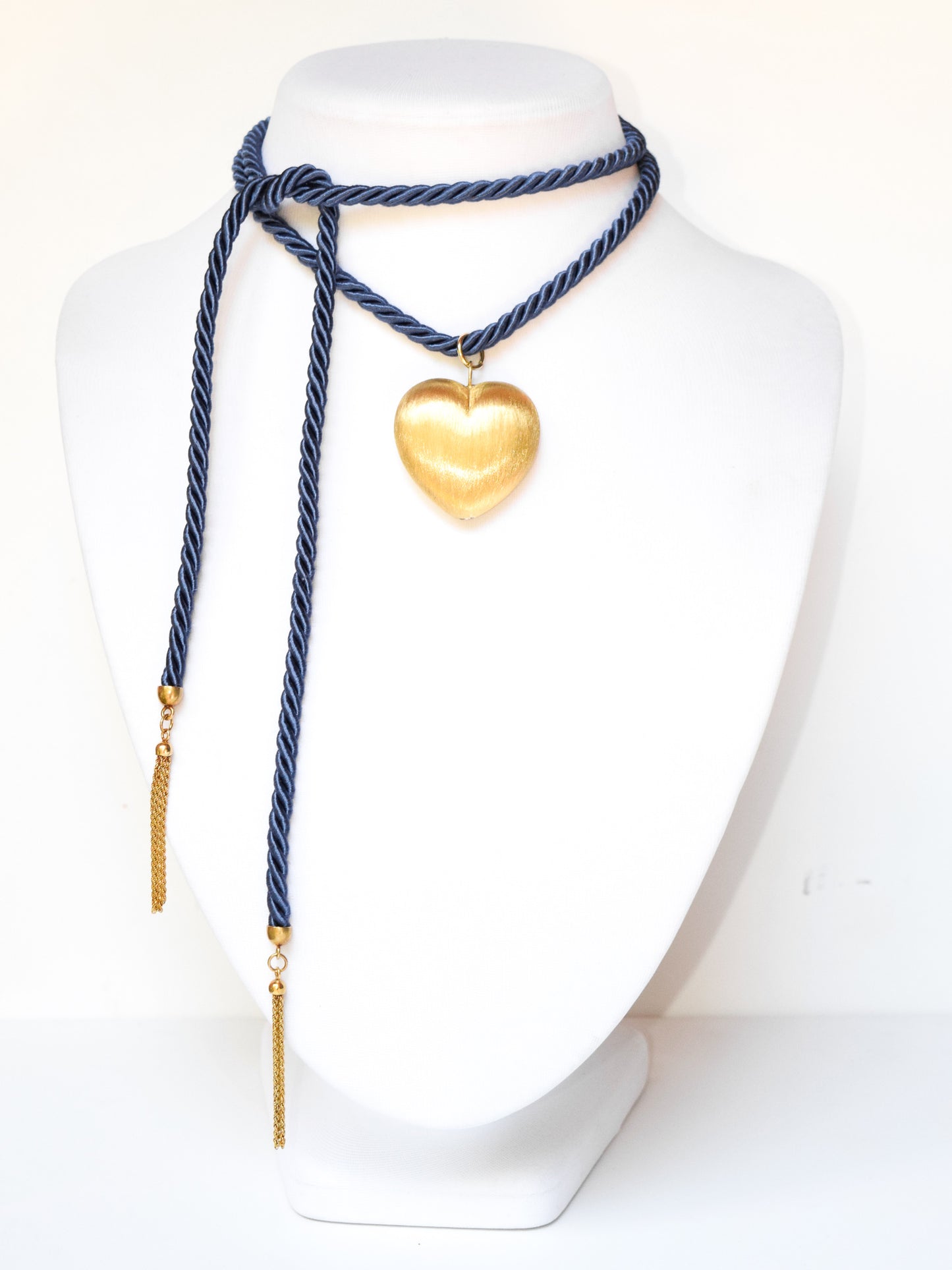 Collana Torsone con nappe e Cuore