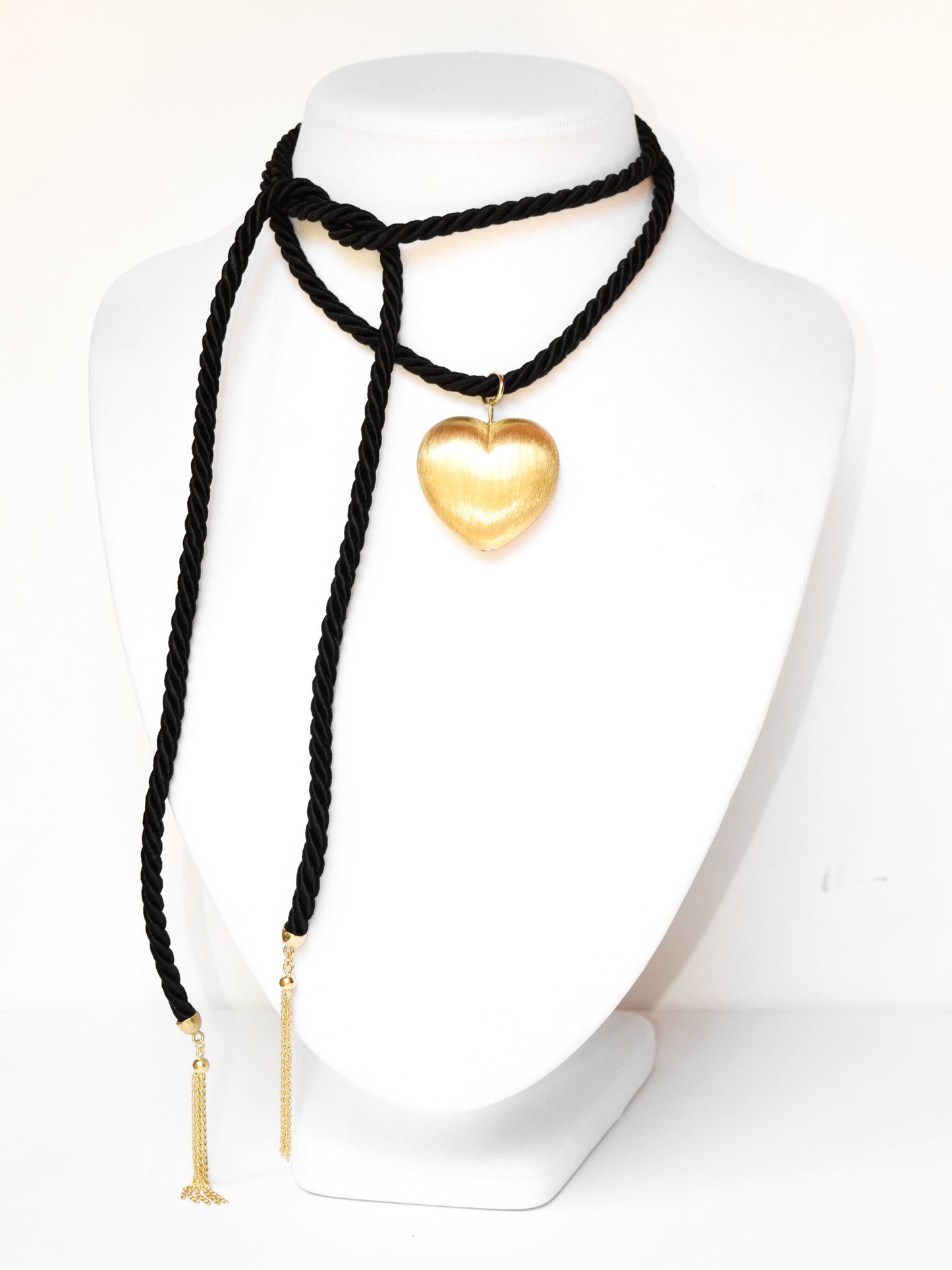 Collana Torsone con nappe e Cuore