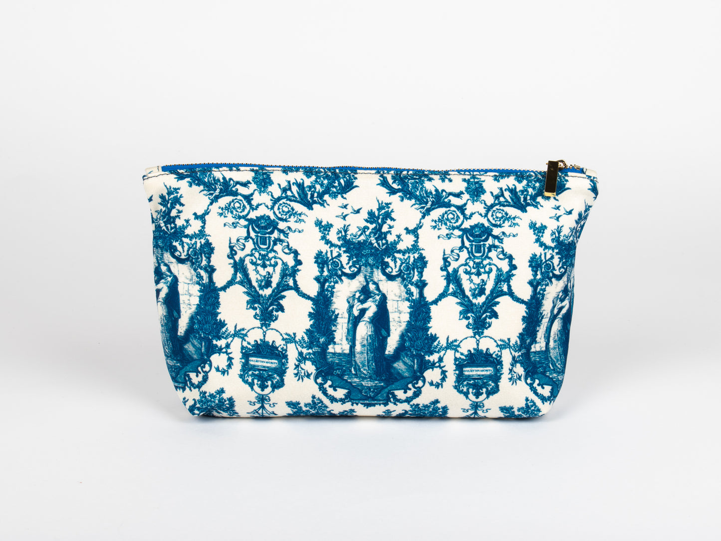 Pochette Piccola Blu e Bianca – Toile de Jouy Bacio