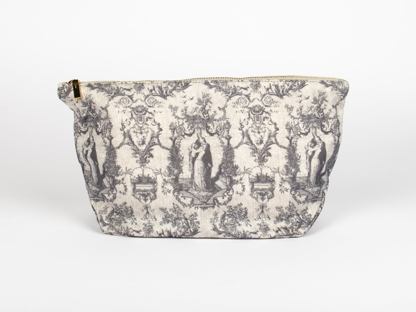 Pochette Grande Grigia – Toile de Jouy Bacio