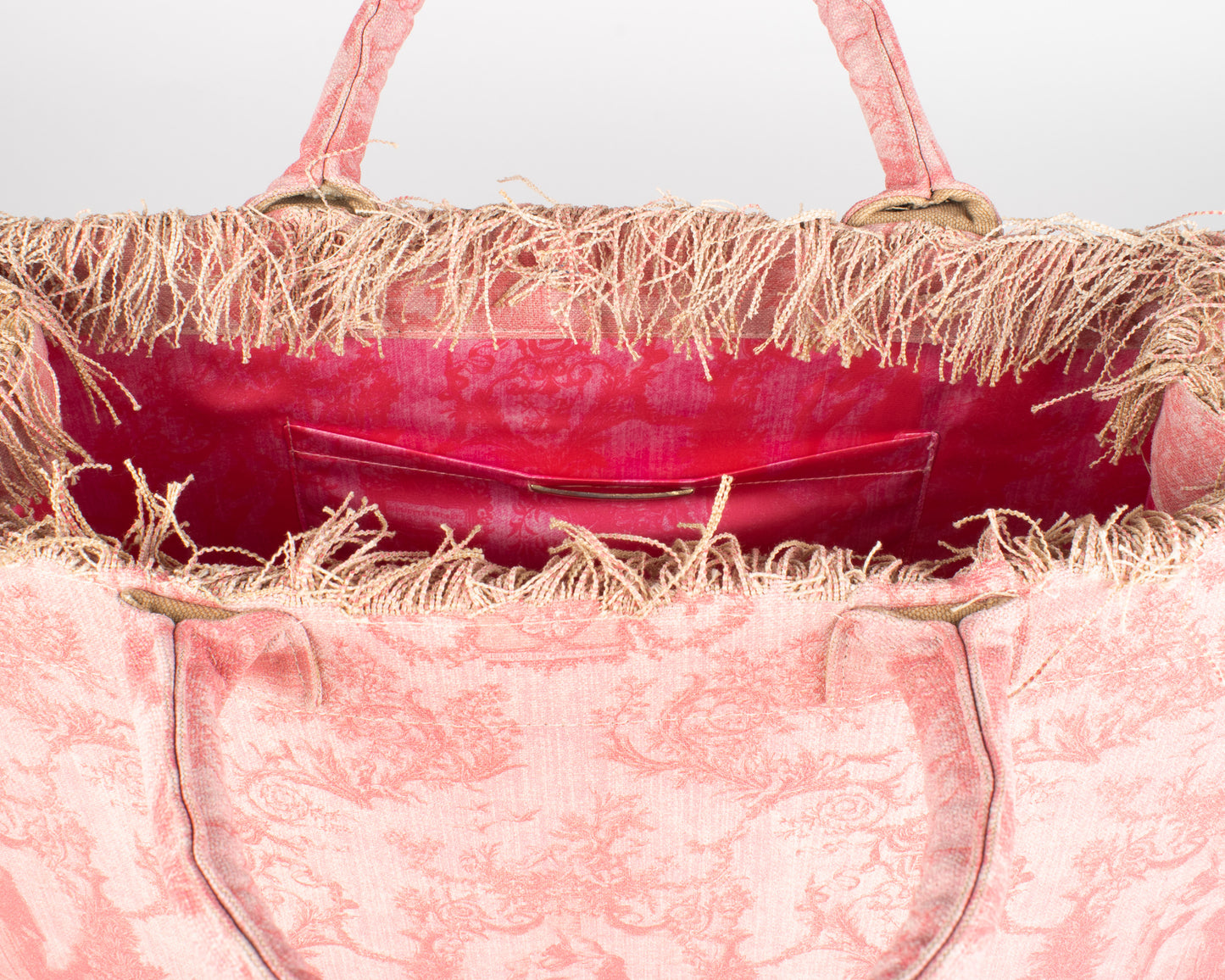 Borsa Tote Waterproof Rosa – Toile de Jouy Bacio