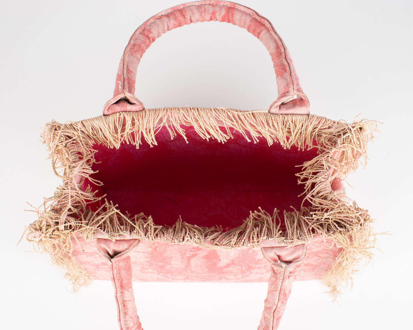 Borsa Petite Waterproof Rosa – Toile de Jouy Bacio
