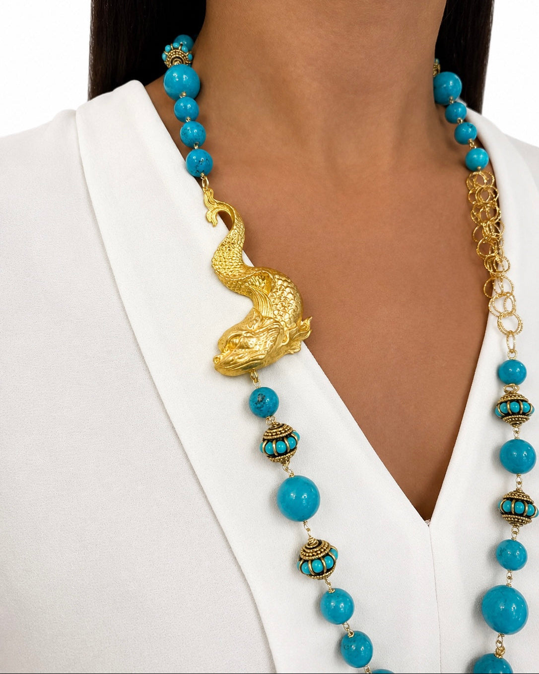 Collana con pasta di Turchese