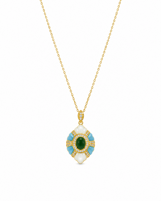 Girocollo Soraya in Brass dorato