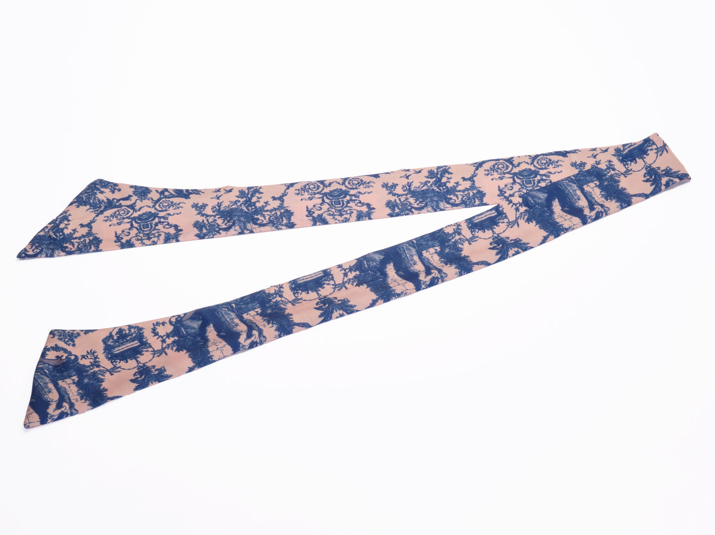 Twilly – Toile de Jouy Bacio Blu e Cipria