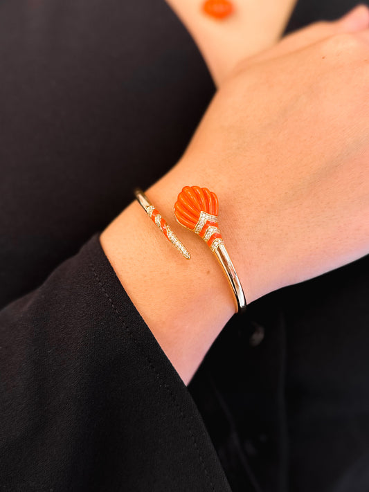 Bracciale Lidia in Brass conchiglia