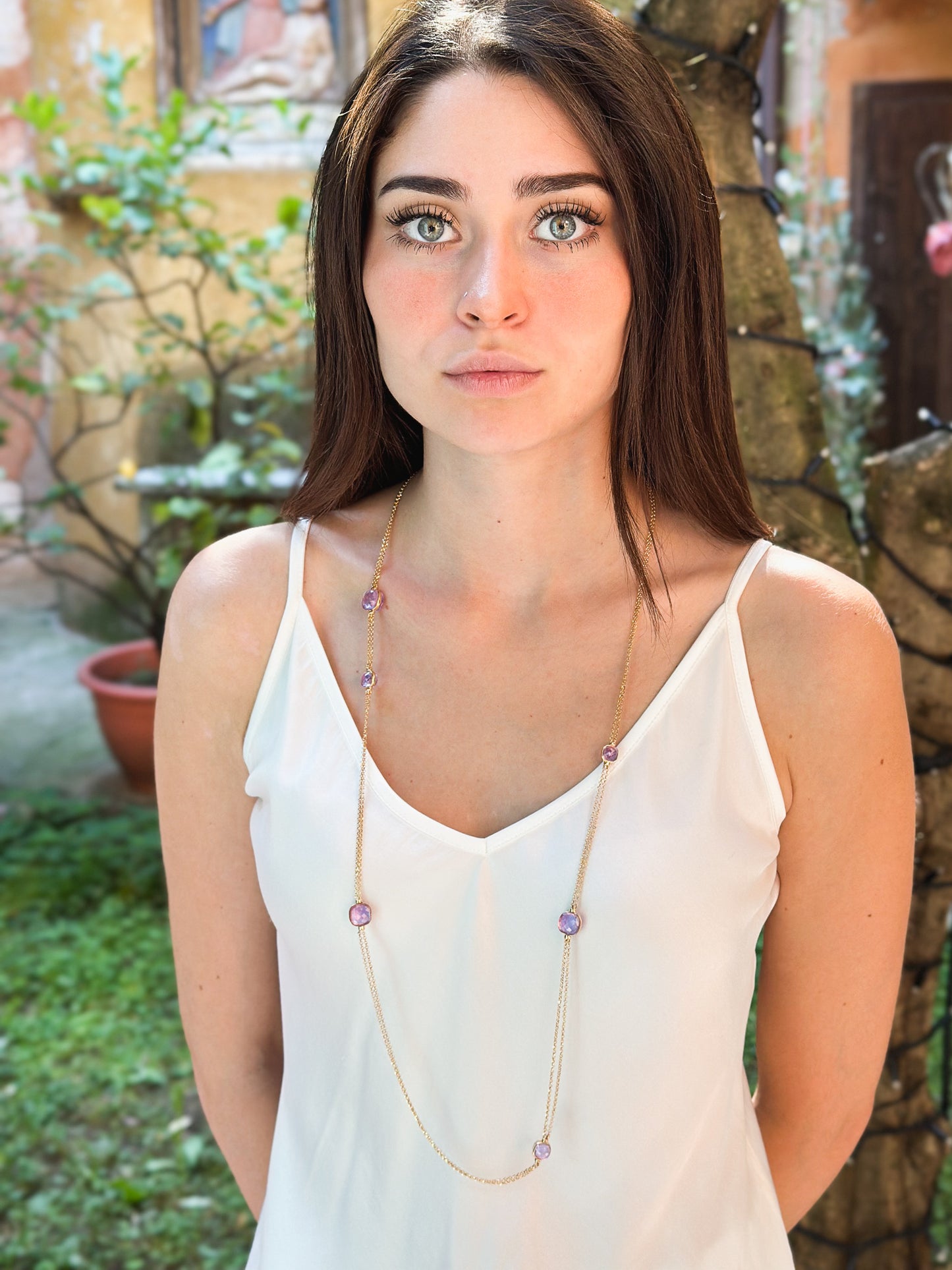 Collana Luna Viola
