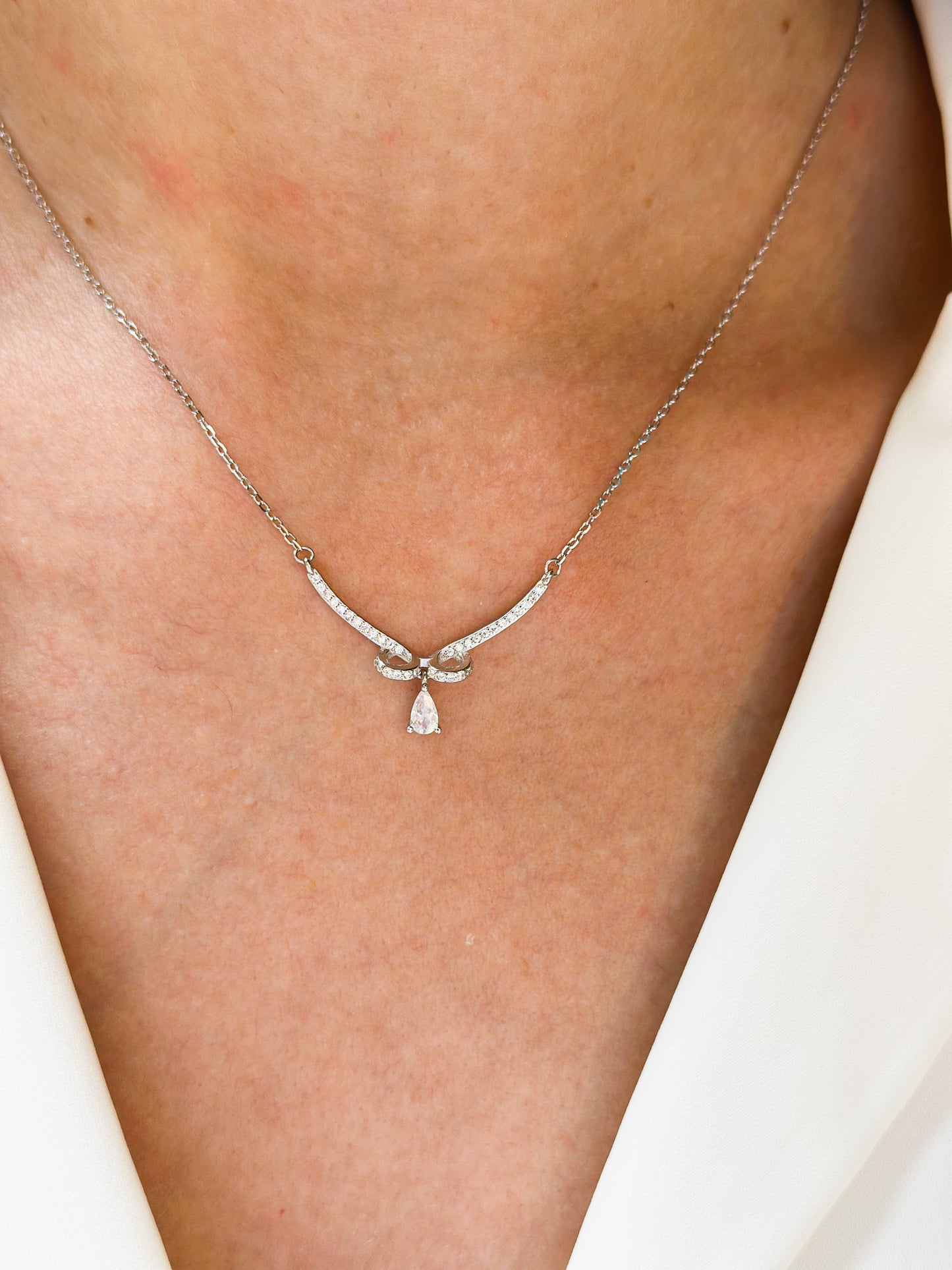 Girocollo Greta in Argento rodio