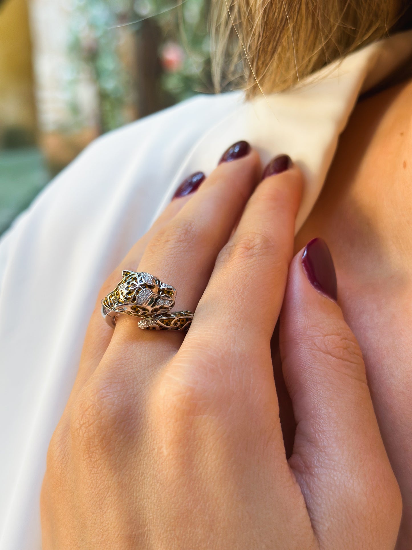 Anello Leopardo singolo