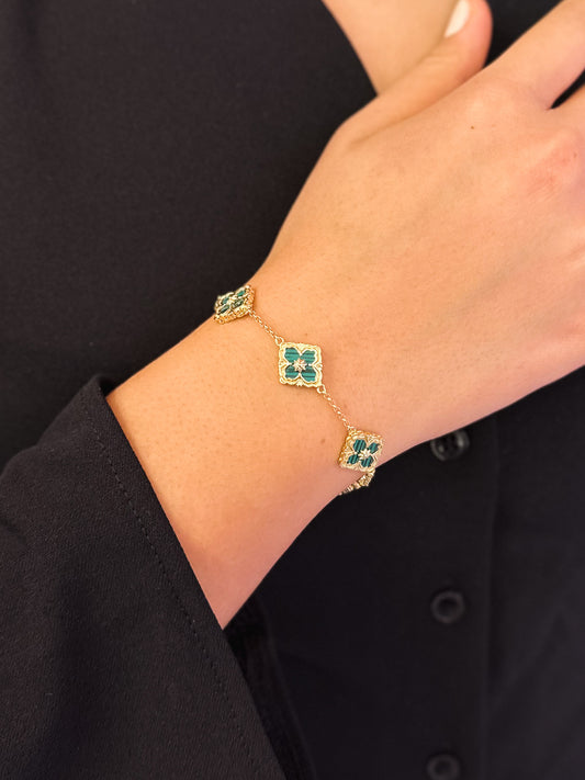 Bracciale Giulia con Malachite