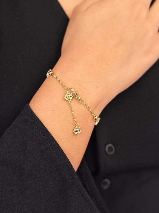 Bracciale Giulia con Malachite singolo