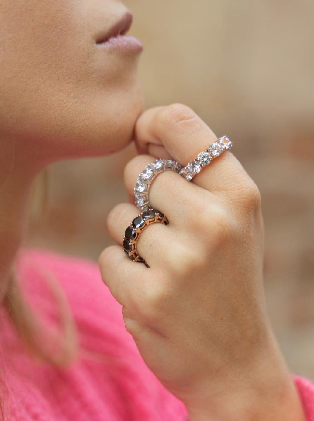 Anello Macro Eternity