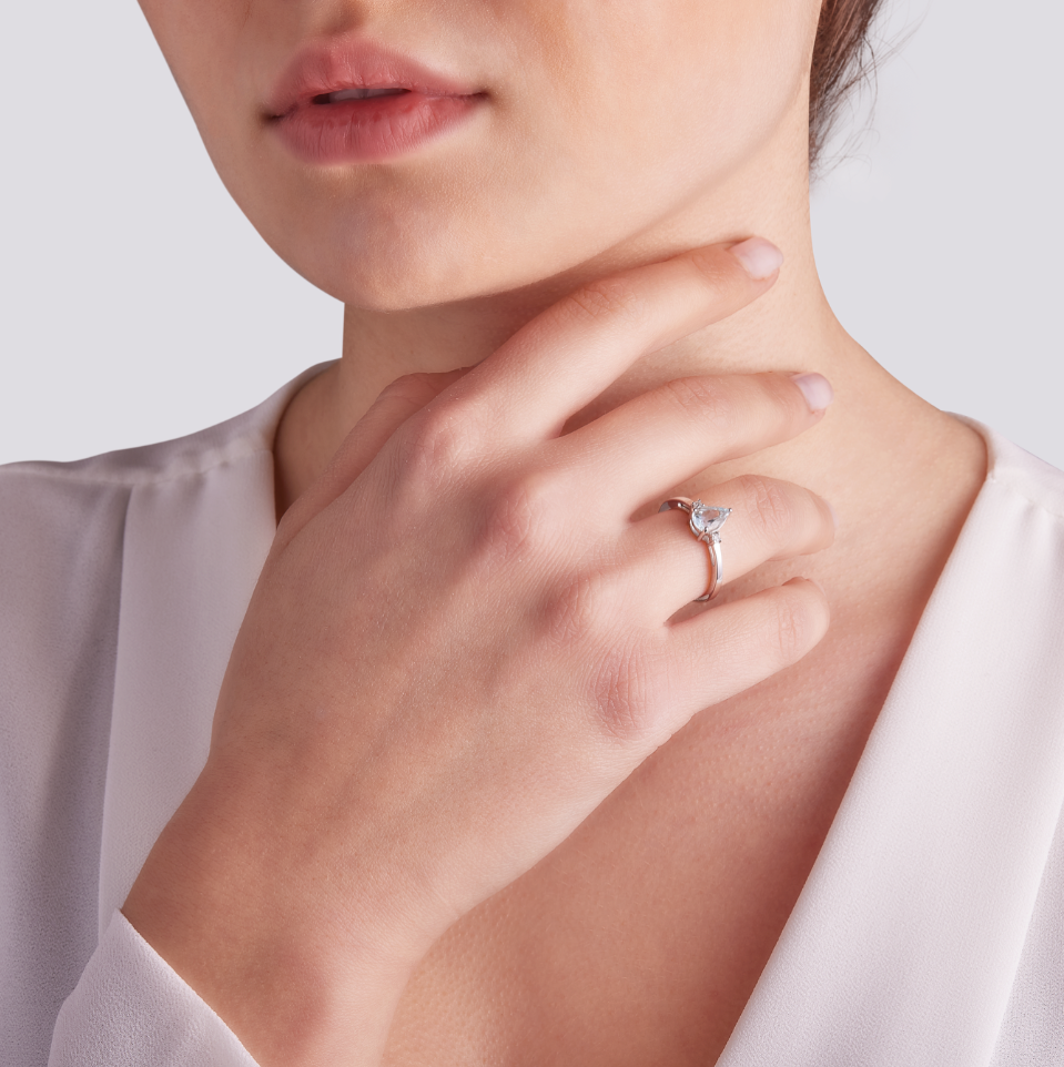 Anello Acqua Marina 0,68ct