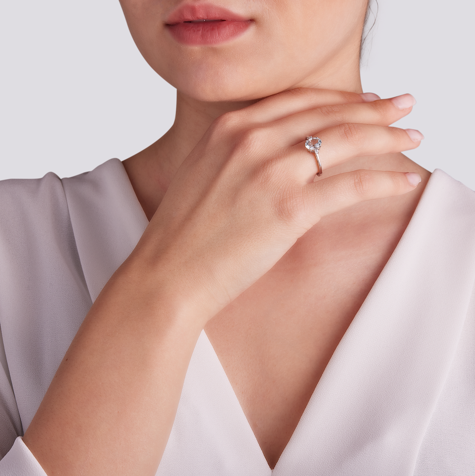 Anello Acqua Marina 1,05ct