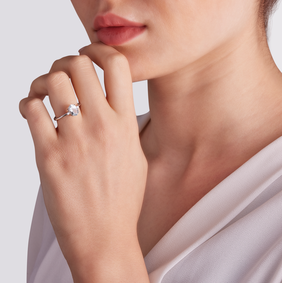 Anello Acqua Marina 1,05ct