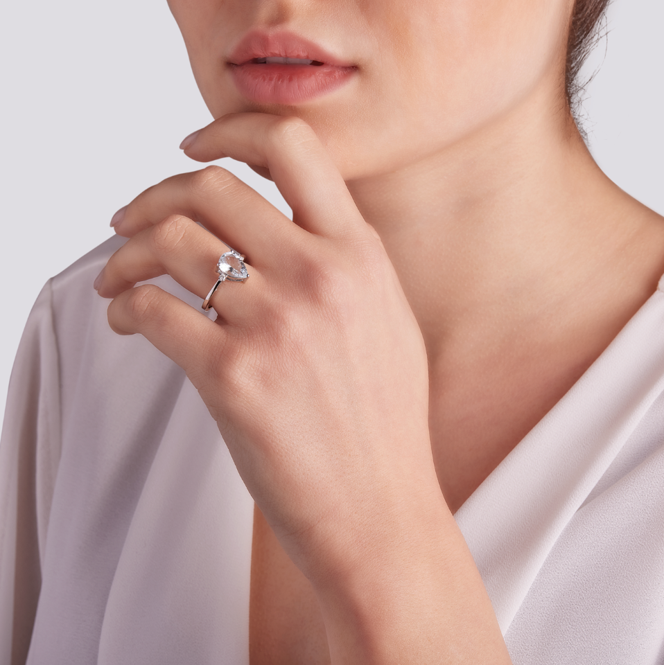 Anello Acqua Marina 1,56ct