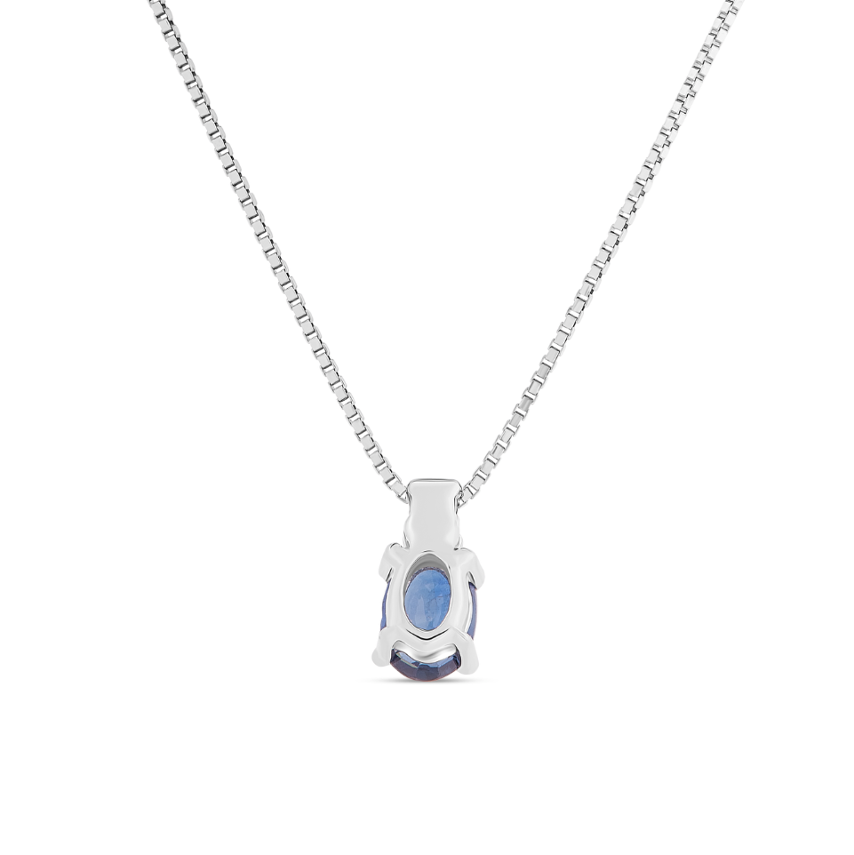 Collana Zaffiro 0,18ct e Diamanti 0,02ct