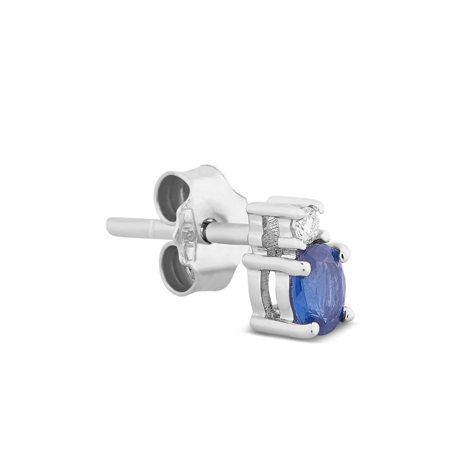 Orecchini Zaffiri 0,36ct e Diamanti 0,04ct