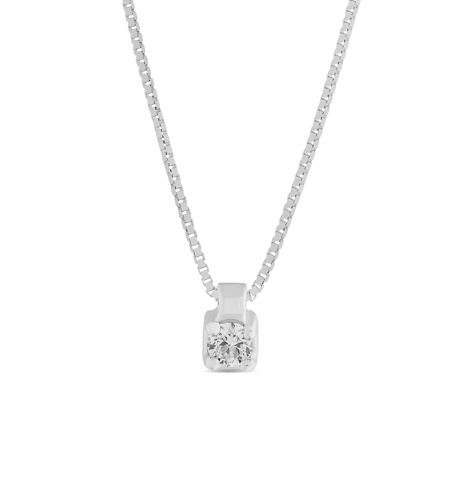 Collana Punto Luce Graffette 0,06ct