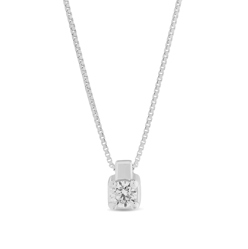 Collana Punto Luce Graffette 0,08ct