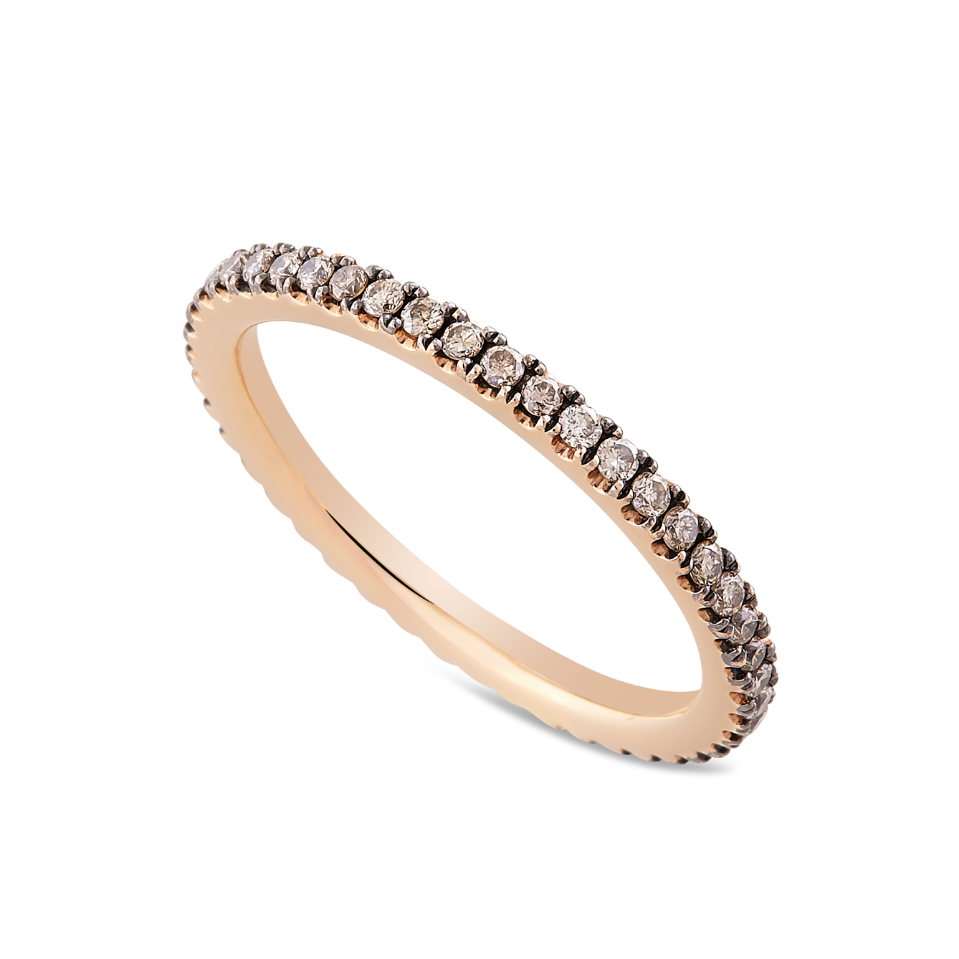Anello Eternity Diamanti Brown da 0,40ct a 0,49ct