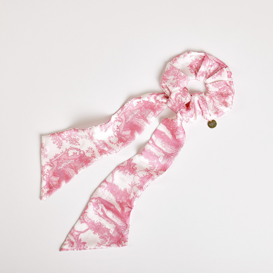 Scrunchie e Twilly – Toile de Jouy Bacio