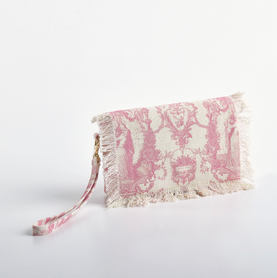 Borsa Clutch – Toile de Jouy Bacio