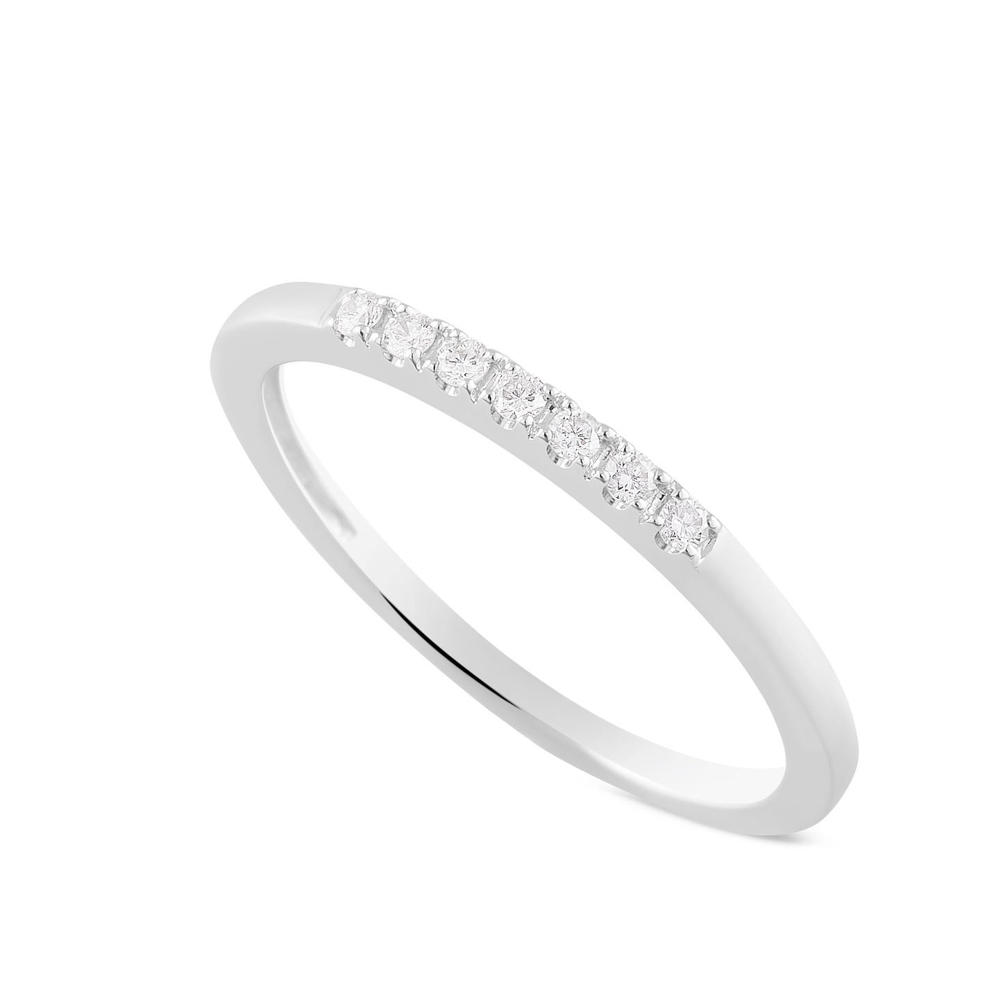 Anello Veretta Diamanti 0,08ct