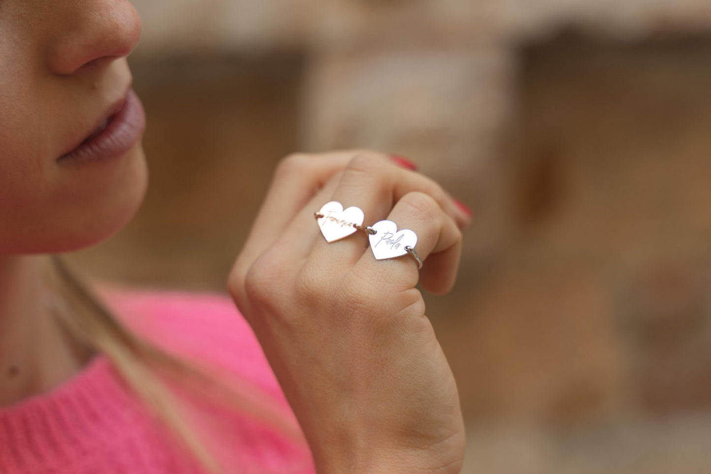 Anello Name Heart Personalizzato