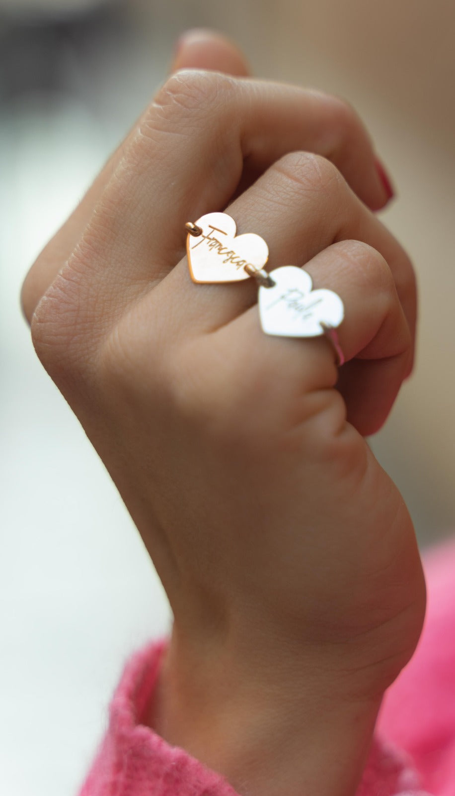 Anello Name Heart Personalizzato