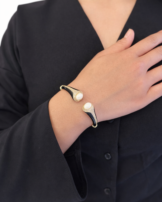 Bracciale Beatrice in Brass dorato aperto
