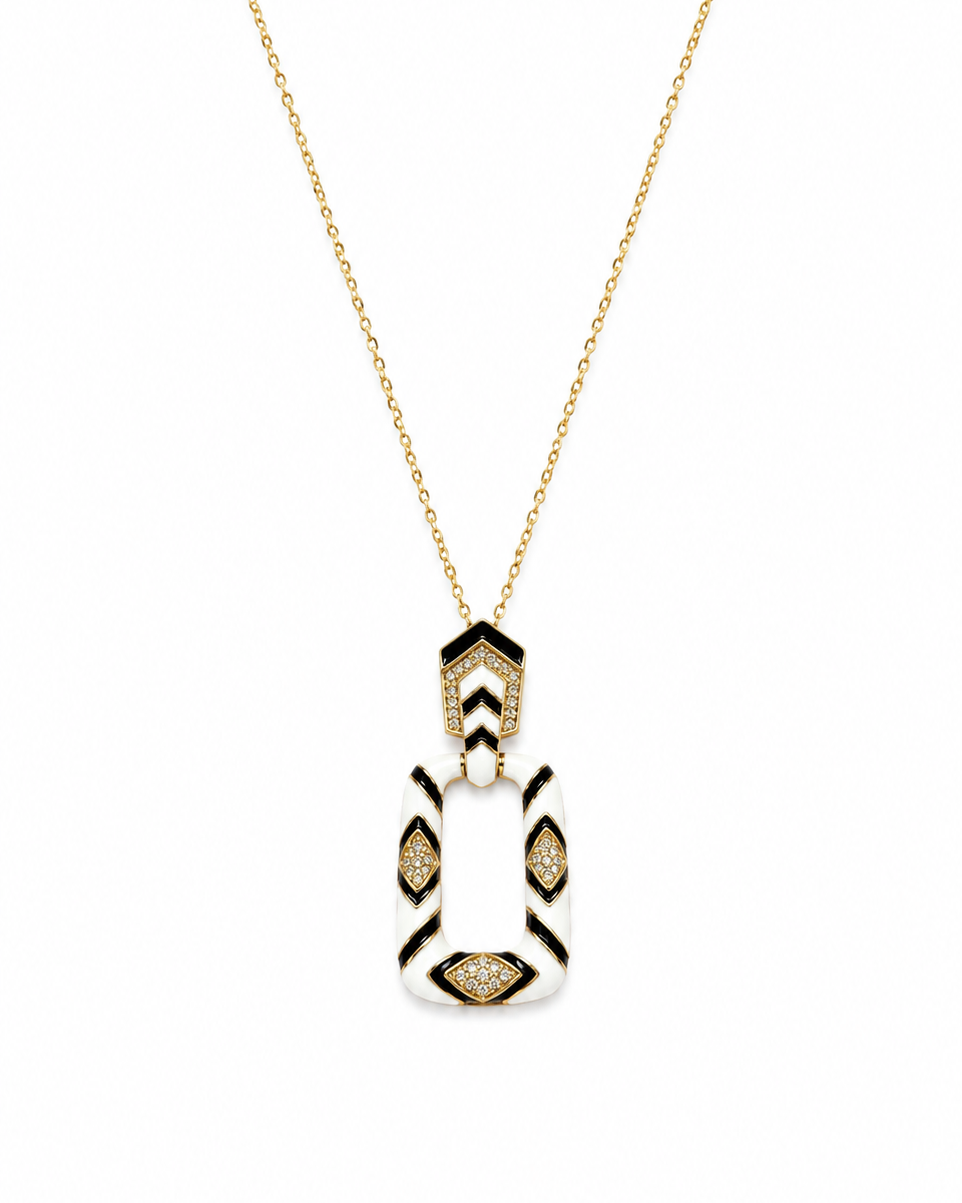 Girocollo Elettra in Brass dorato
