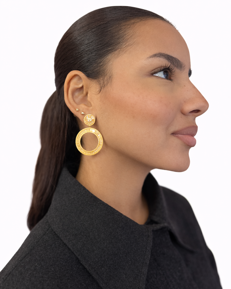 Orecchini Rachele placcati oro giallo 18kt