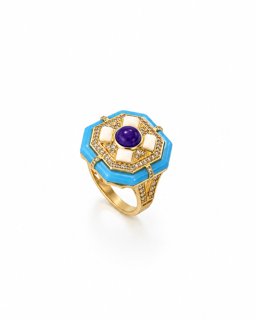 Anello Giuliana in Brass dorato
