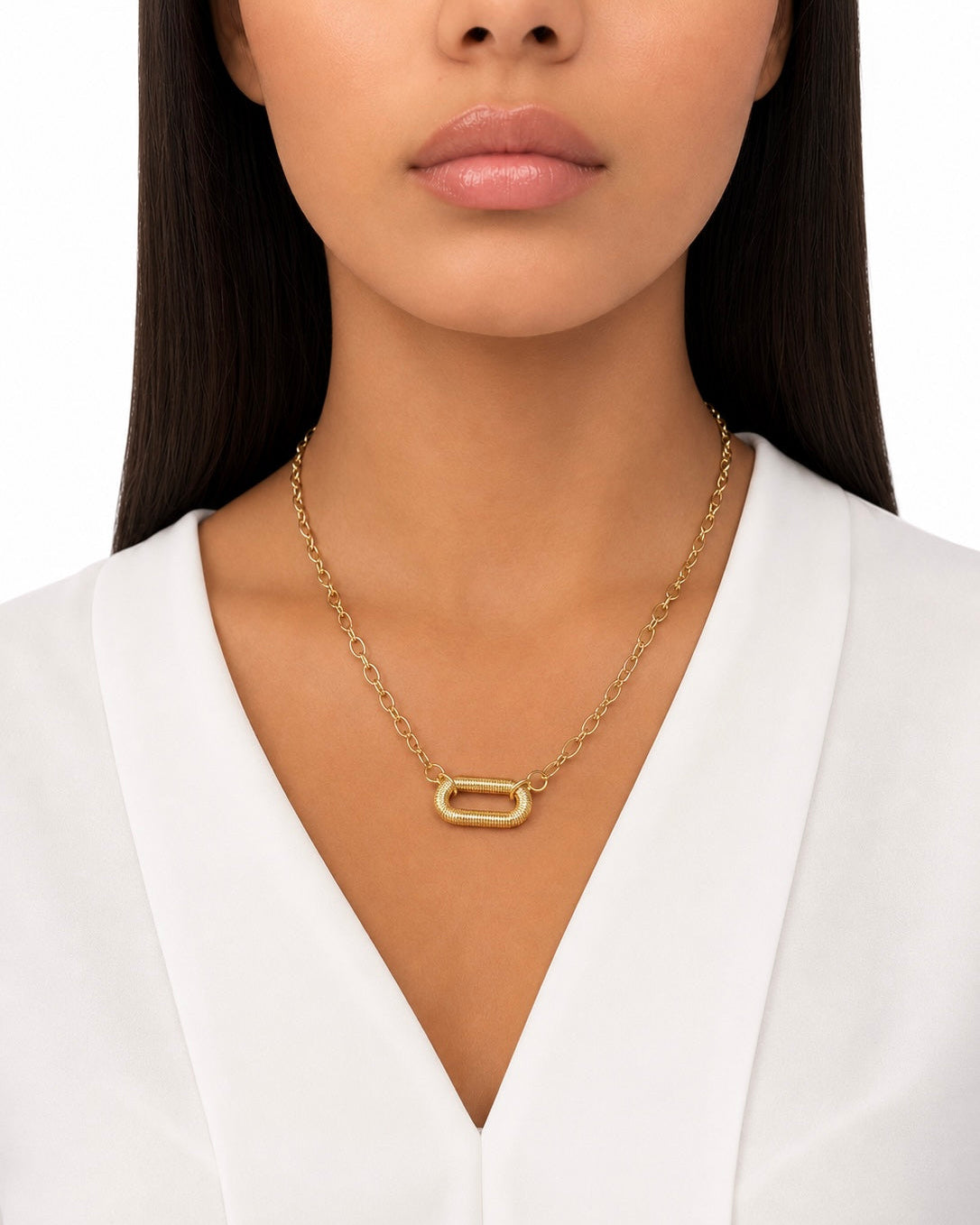 Girocollo Viky in Brass dorato