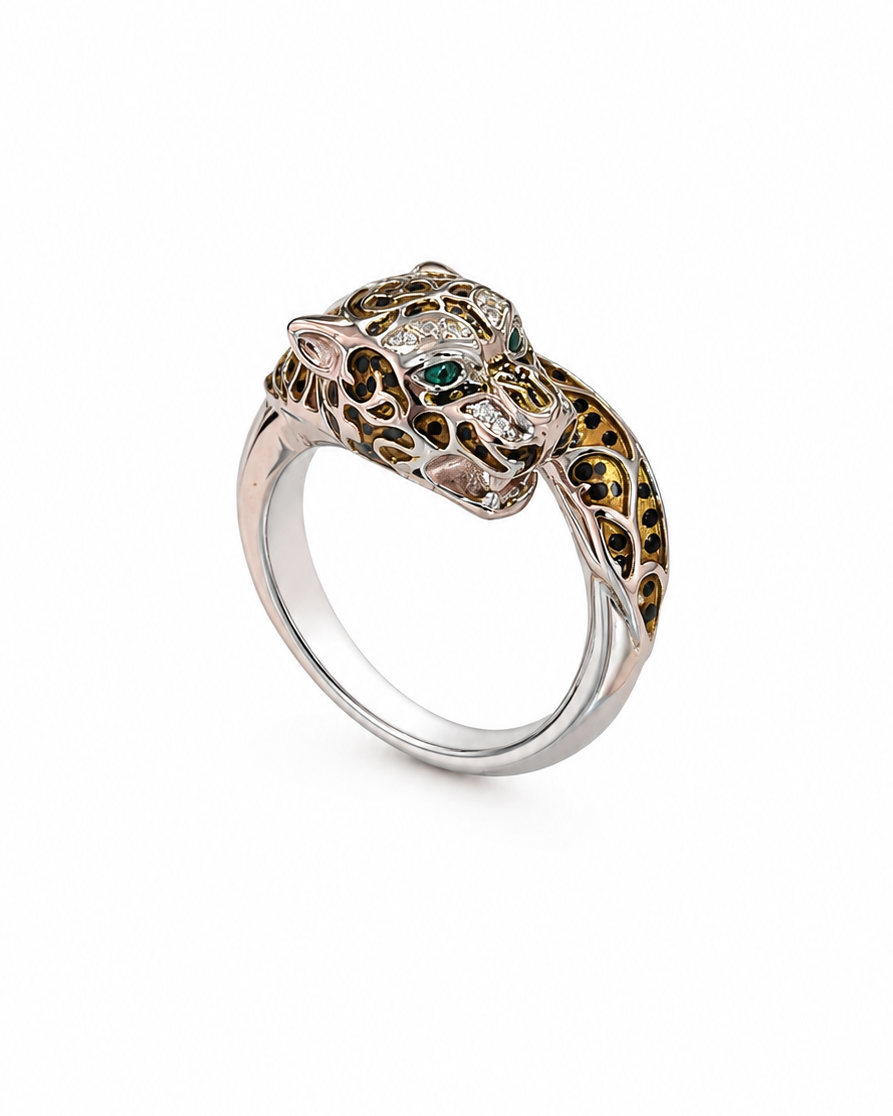 Anello Leopardo singolo