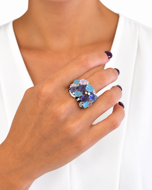 Anello Dalila Tutti Frutti in Argento 925