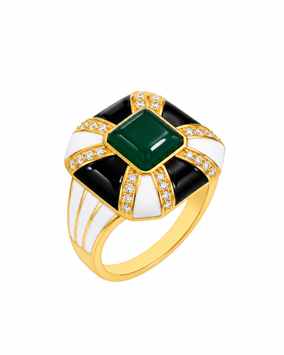 Anello Benedetta in Brass dorato