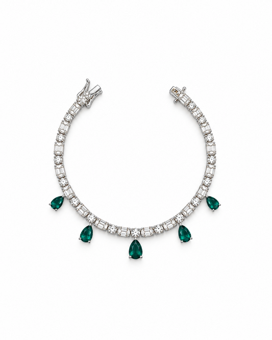 Bracciale Glinda Verde in Argento 925