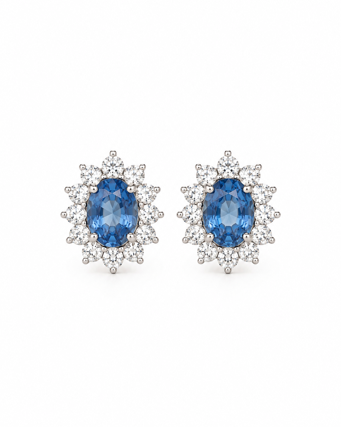 Orecchini Anastasia Small Azzurri in Argento 925