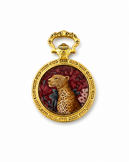 Pendente in Brass dorato Ghepardo