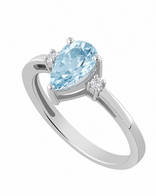 Anello Acqua Marina 0,68ct